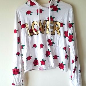Womens longsleeve crop top